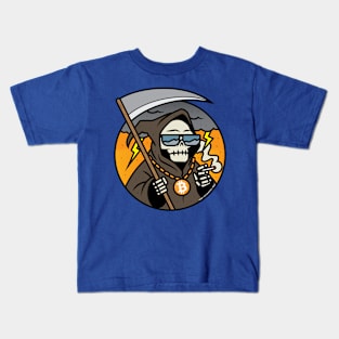 Bitcoin Angel of Death Kids T-Shirt